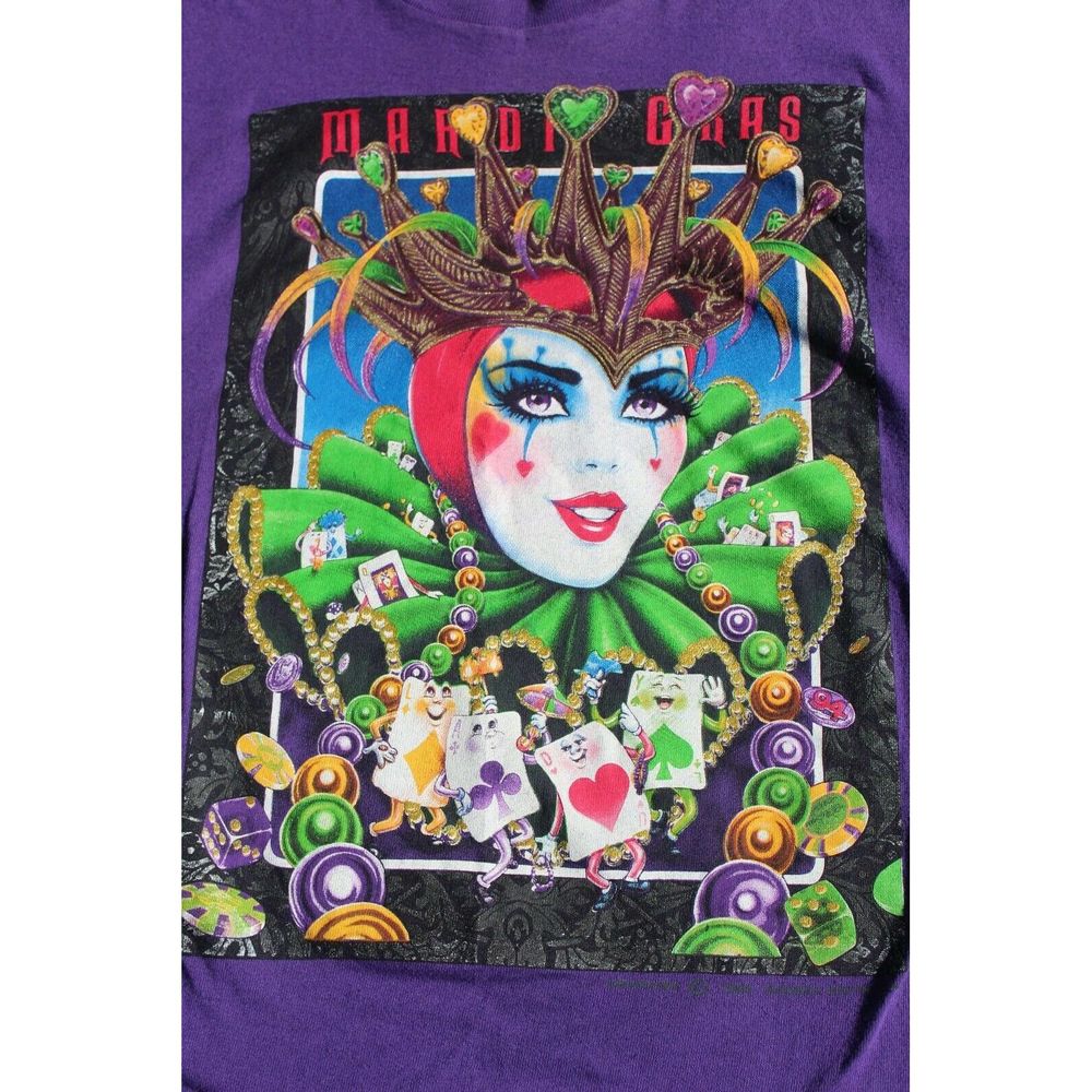 Vintage New Orleans Mardi Gras T Shirt size Large